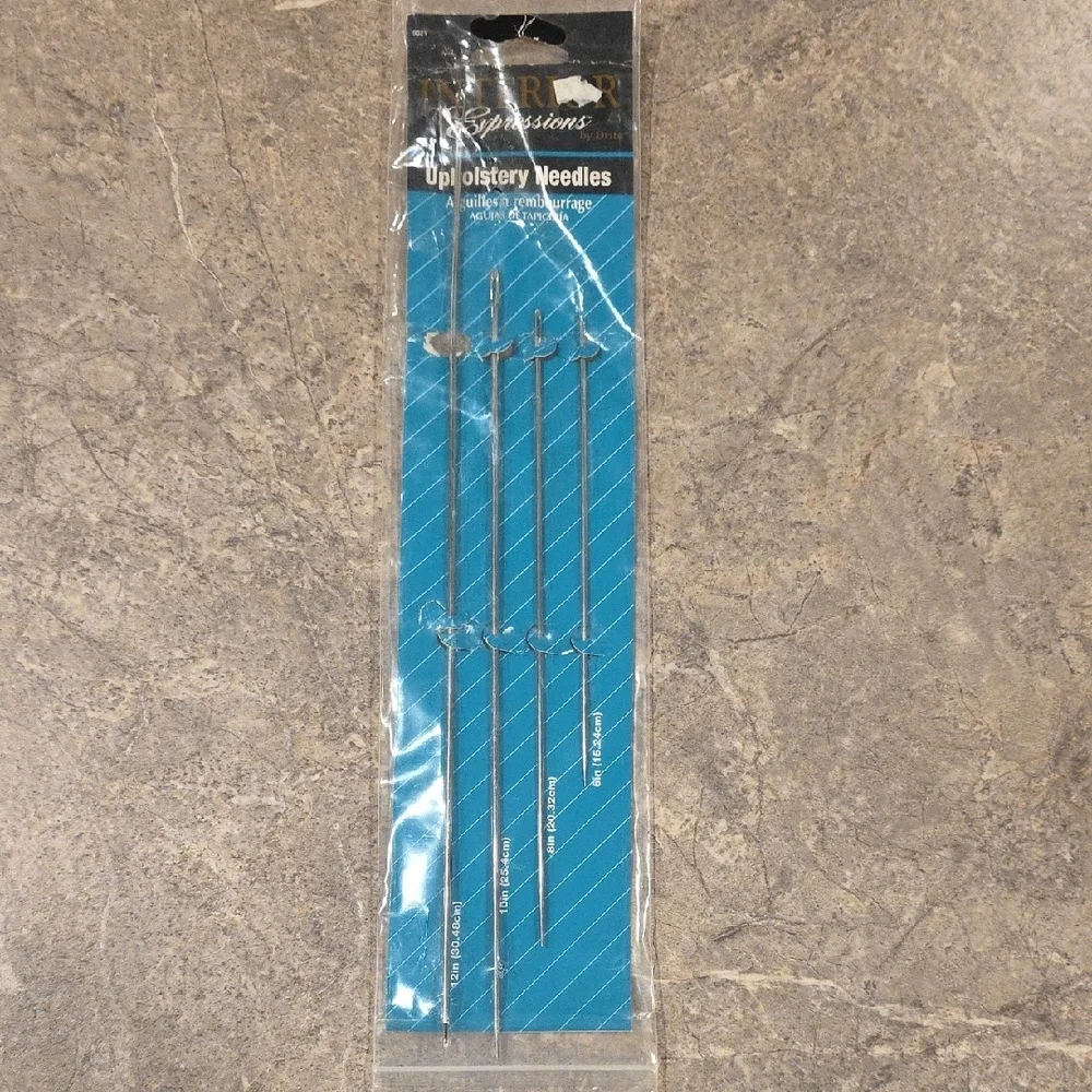 (J21) Upholstery Needles Set - Silver